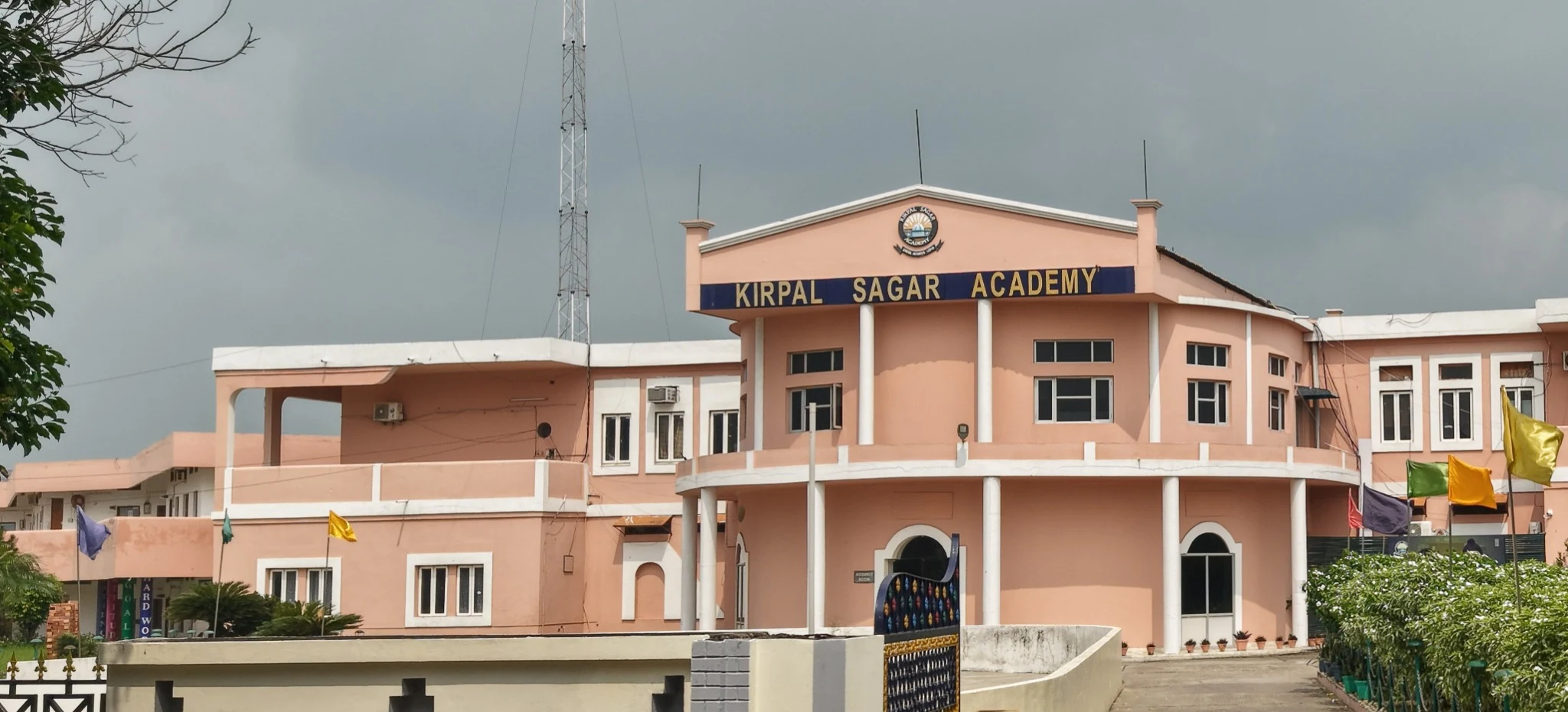 Main school building and entrance at Kirpal Sagar Academy