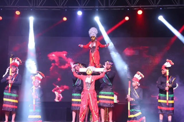 A colourful stage performance at Annual Event 2025