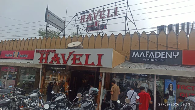 A roadside stop during the journey
