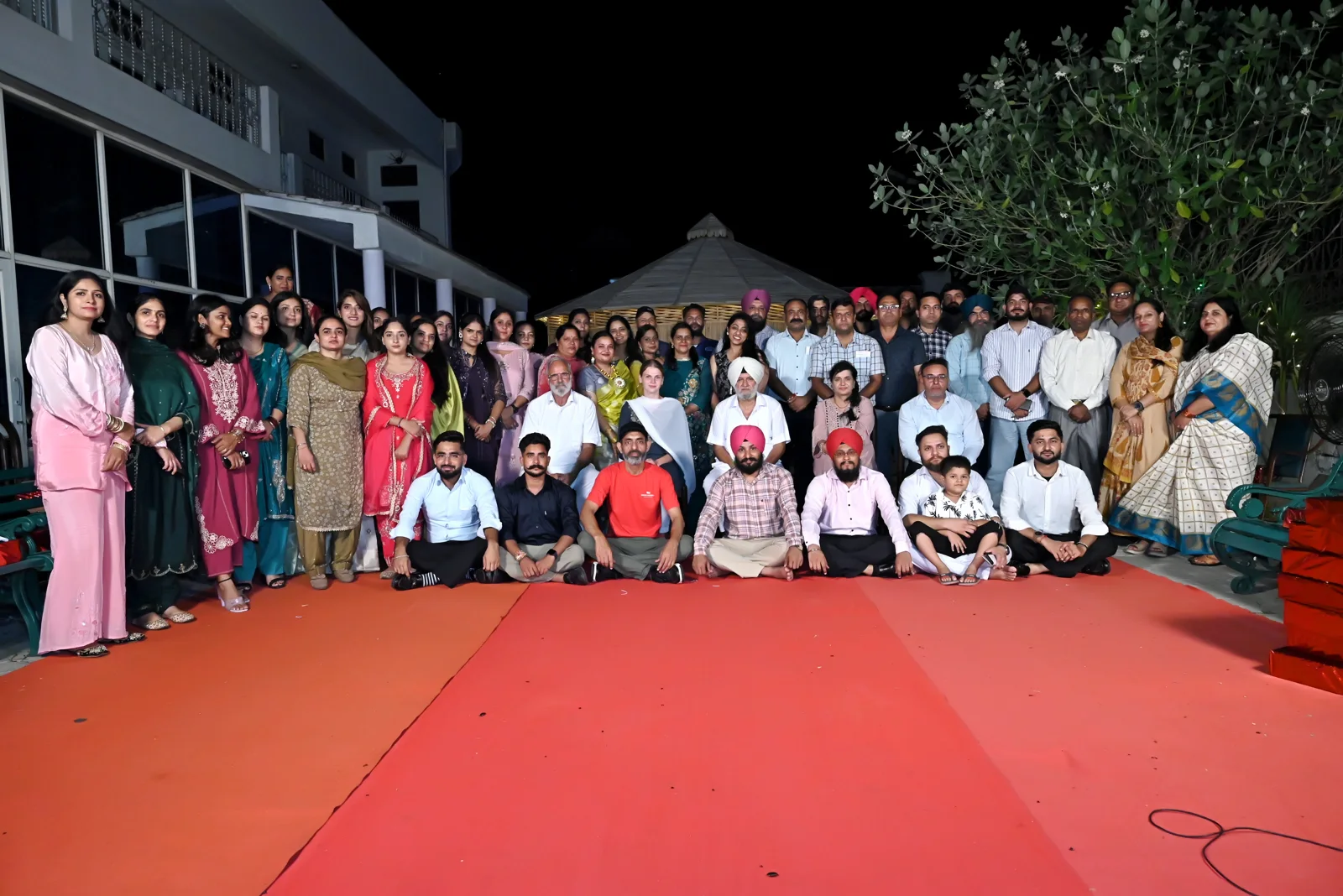 School staff gathered for Teachers’ Day