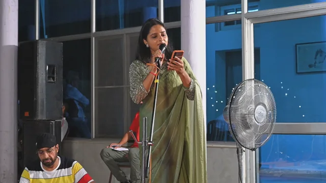 A speaker at the Teachers’ Day celebration